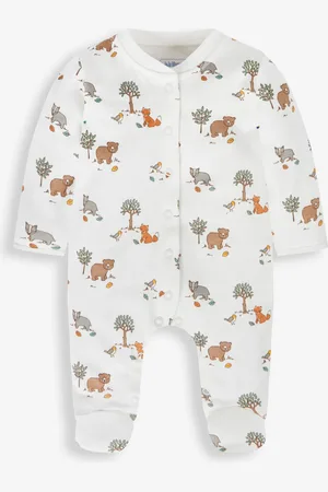 JoJo Maman Bébé Print Cotton Baby Sleepsuit10 - 18 måneder (76 - 86cm)