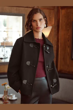 Love & Roses Kort Krave Duffelcoat44