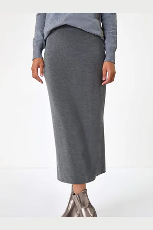 Roman Soft Touch Rib Midi Nederdele42