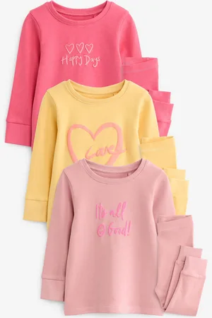 Next 3 Pack 100% Cotton Printed Snuggle Pyjamas (9mths-12yrs)6 - 7 år (116 - 122cm)