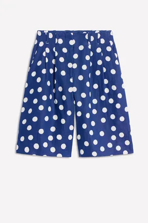 Boden Pleat Wide Leg Shorts40