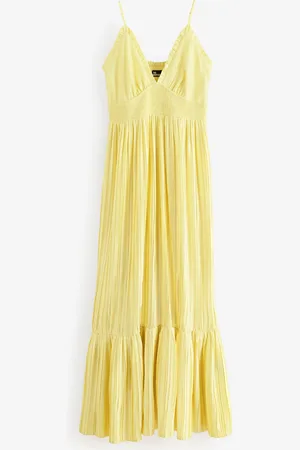 The Kooples V-Neck Sheered Waist Cami Maxi Dress36