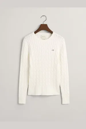 GANT Stretch Cotton Cable Knit JumperXS