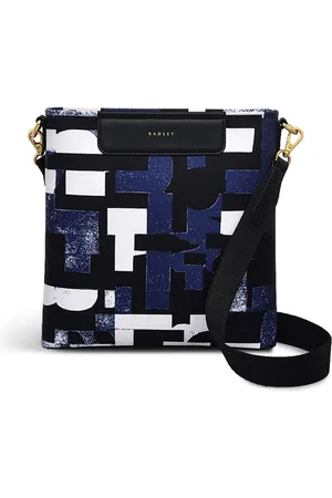 Radley London Southwell Gardens Abstract Geo Small Ziptop Cross-Body BagEn