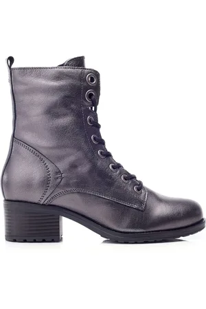 Moda In Pelle Bezzie Lace-Up Leather Ankle Boots