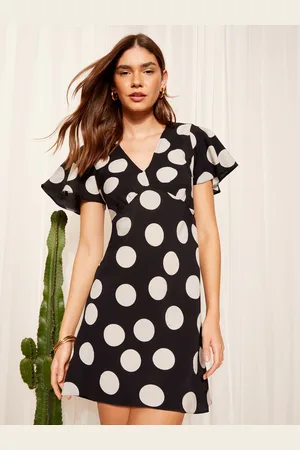 Friends Like These Flutter Sleeve Slips Back Mini Kjole42