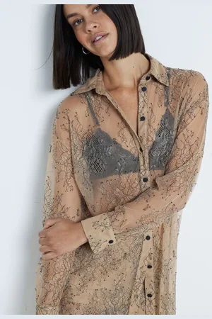 River Island Sheer Lace Skjorter38