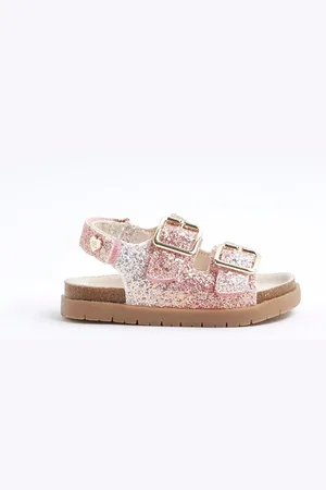 River Island Girls Glitter Ombre Sandalsuk6eu23