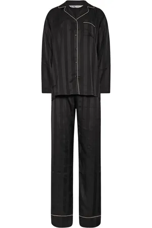 Long Tall Sally Jacquard Stribet Satin pyjamas