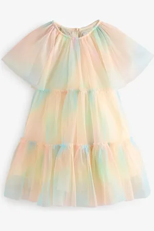 Next Tiered Mesh Party Dress (3mths-10yrs)9 - 10 år (134 - 140cm)