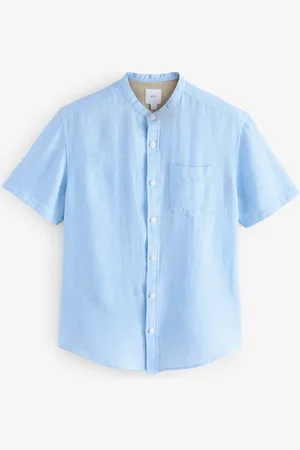 Next Cotton Linen Blend Short Sleeve ShirtXXL