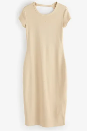 HUGO BOSS Jersey Back Cut Out Maxi Dressxlarge