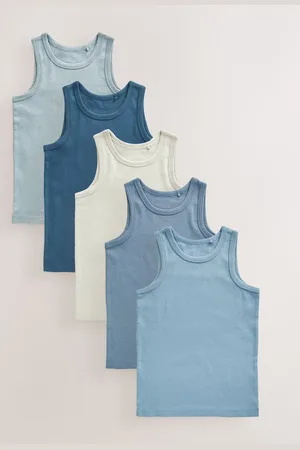 Next 100% bomuldsveste 5 pakke (1.5-16år)2 - 3 år (92 - 98cm)