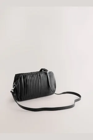 Next Leather Plisse Clutch Bagen