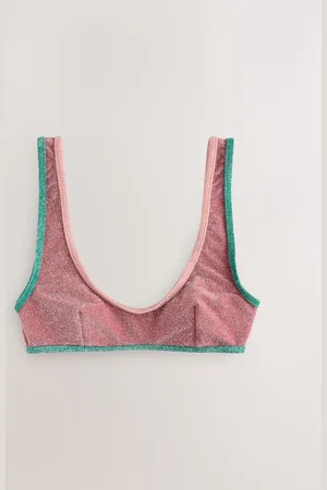 Next Contrast Crop Bikini Top