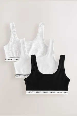 Next Crop Tops 3 Pakke (5-16år)9 - 10 år (134 - 140cm)