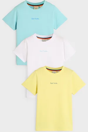 Paul Smith Drenge Signature 100% Bomuld T-shirt 3 Pakke7 år (122cm)