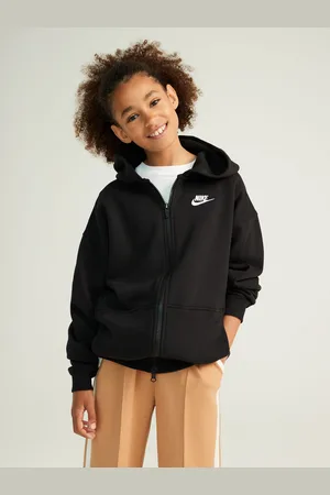 Nike Oversized Club Fleece Zip Through Hættetrøje10 - 12 år (140 - 152cm)