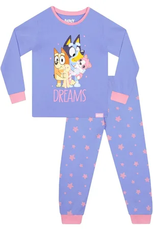 Character Karakter Bluey And Bingo 100% Bomuldspyjamas3 - 4 år (98 - 104cm)