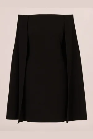 Adrianna Papell Off Shoulder Cape Kjole34