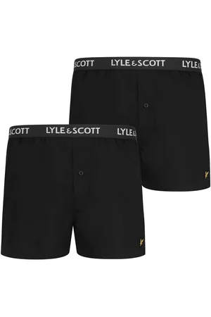 Lyle & Scott 100% Bomuldsvævede Bokser Shorts 2 PakkeM