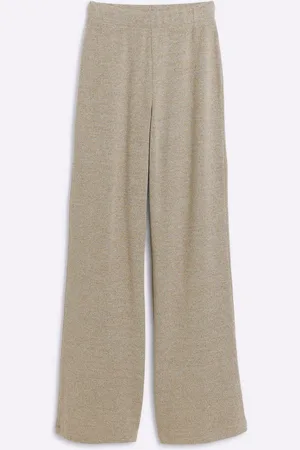 River Island Wide Leg Crochet 100% Cotton TrousersS