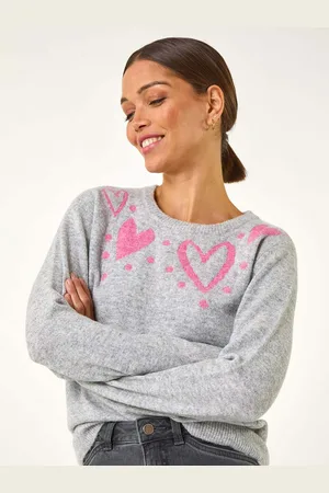 Roman Heart Detail Knit Jumper42