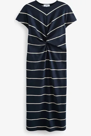 Next 100% Bomuld Twist Kortærmet T-shirt Sommer Kjole40