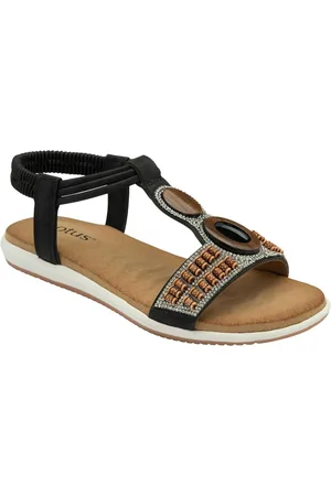 Lotus Casual Low Wedge Sandals