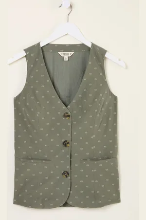 Fat Face FatFace Florrie Embroidered Waistcoat40
