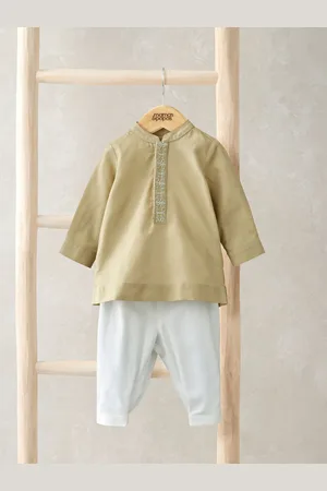 Mamas & Papas Eid 100% Cotton Brown Tunic And Trousers Set8086cm