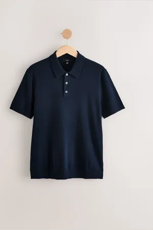 Next Normal pasform Cotton Rich Kortærmet Knit Polo-skjorter2X-Large