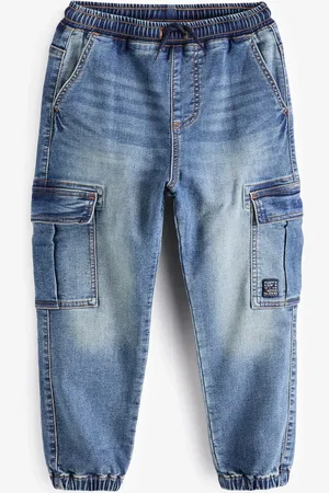 Next Cargo Jeans With Elasticated Waist (3-16yrs)3 år (98cm)