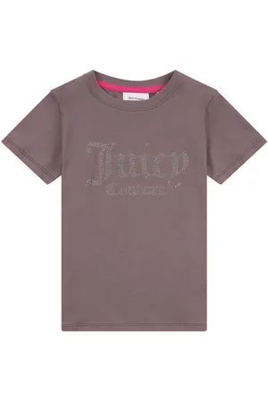 Juicy Couture Girls Fitted Diamante 100% Cotton T-Shirt14 - 15 år (164 - 170cm)