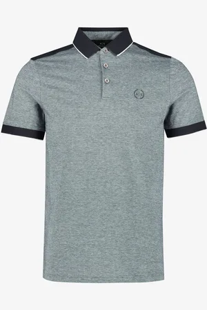 Armani Exchange 100% bomuld poloshirt med kontrastS