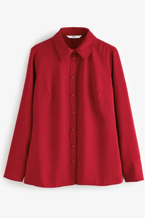 Next Crepe Langærmet Button Down Skjorter50