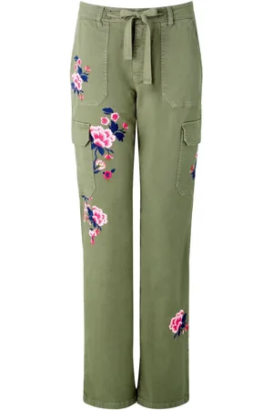 Joe Browns Floral Print Straight Leg Cargo Joggers42