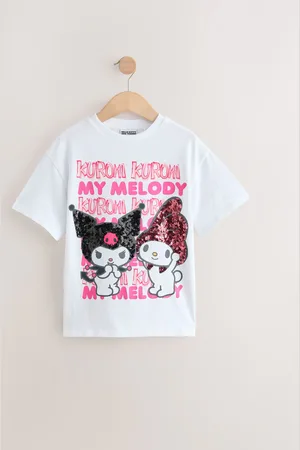 Next 100% Cotton Kuromi & Melody Oversized License Graphic T-Shirt (3-16yrs)128134cm