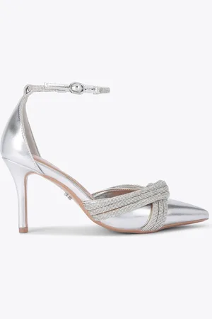 Carvela Silver Arielle Court Shoeseu39