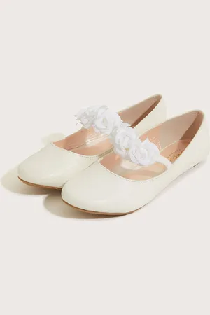 Monsoon Shimmer Corsage Ballerina Flade sko
