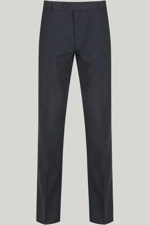 Trutex Senior Boys Grey Longer Length Slim Leg School Trousers16 år (176cm)