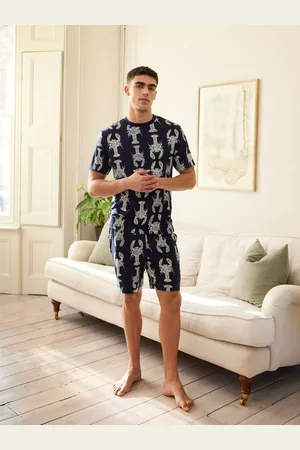 Chelsea Peers Lobster Sketch Print Short Pyjamas Setxlarge