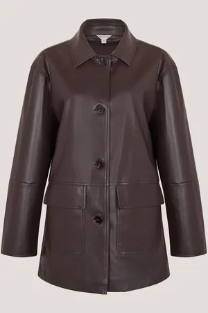 Monsoon Paula Faux Leather Jacket38