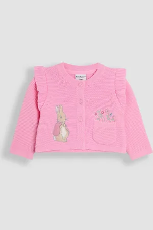 JoJo Maman Bébé Printed Flopsy Bunny 100% Cotton Dress And Knickers Set 3 Piece7480cm