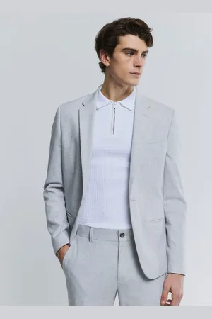 River Island Skinny Textured Suit Jacket42s