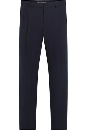Tommy Hilfiger Greenwich Wide Tapered Pleated Chino TrousersW34 L32