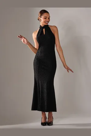 Jolie Moi Halter Neck Fishtail Maxi Dress42