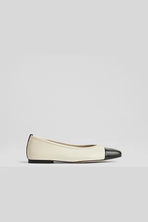 LK Bennett Hanna Nappa Leather Soft V Topline Balleteu39
