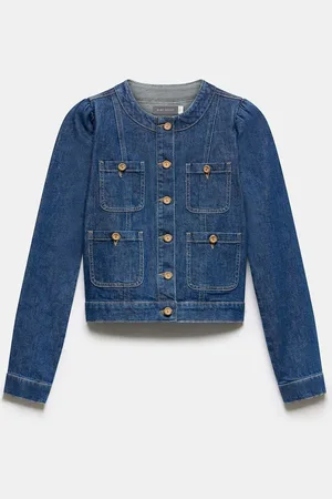 mint&berry Denim Cropped Jacketmedium