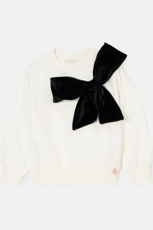 Angel & Rocket Paige Velvet Sløjfe Sweatshirt5 - 6 år (110 - 116cm)
